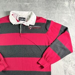 Bruzer Carnegie Mellon University Tartans Rugby Shirt Mens Small Red Gray